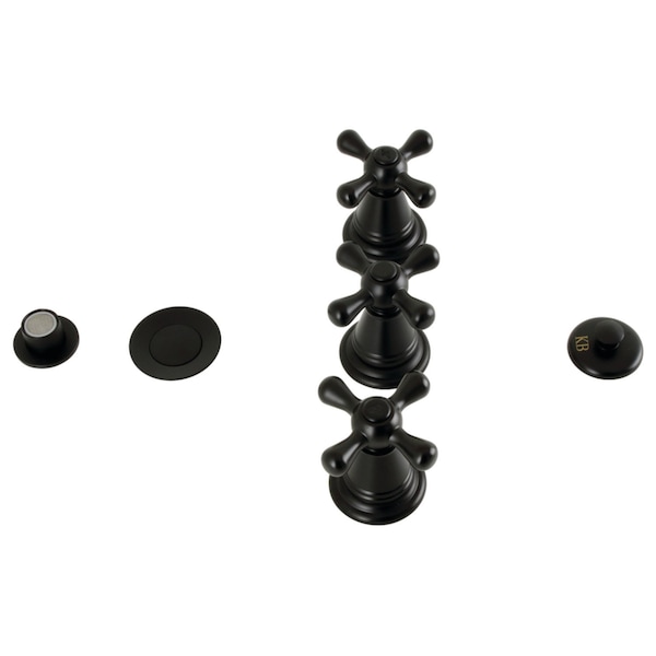 ThreeHandle Bidet Faucet, Matte Black